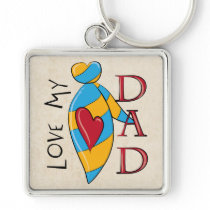 Love My Dad  Keychain keychains