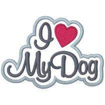 Love My Dog embroidered shirts by Embroidery4U Love My Dog embroidered shirts