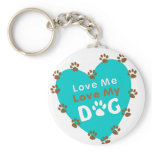 Love My Dog Keychains