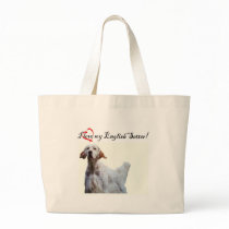 love my english setter bag by rescueadog love my english setter bag