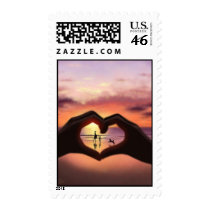 Love My Family Postage Stamp stamps