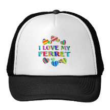 Love My Ferret Mesh Hats