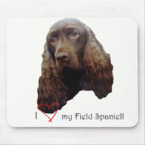 love my field spaniel mousepad