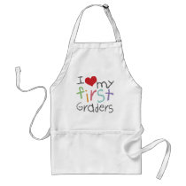 Love My First Graders aprons