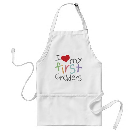 Love My First Graders Aprons