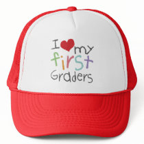 Love My First Graders hats