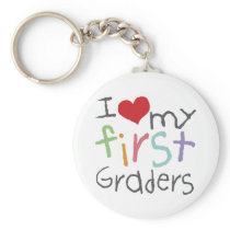 Love My First Graders keychains