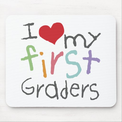Love My First Graders Mouse Mats