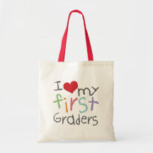 Love My First Graders Tote Bag