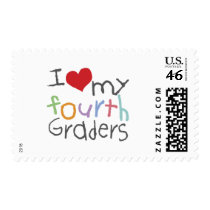 Love My Fourth Graders stamps