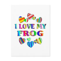 Love My Frog postcards