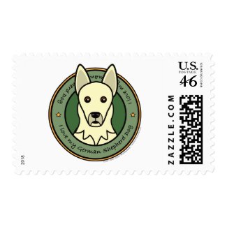 Love My German Shepherd stamp