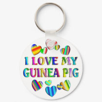 Love My Guinea Pig keychains by AllPetsStore Love My Guinea Pig keychains
