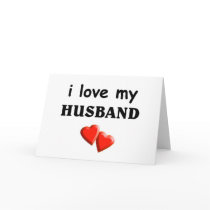 Love my Husband cards
