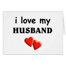Love my Husband cards