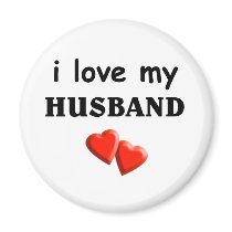 Love my Husband magnets