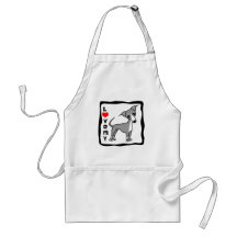 Love My Italian Greyhound - Grey Aprons