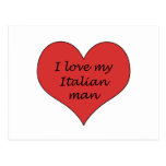 Love My Italian Man Post Card