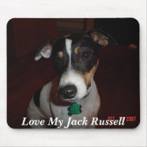 Love My Jack Russell mousepads