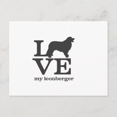 Love my Leonberger Post Cards