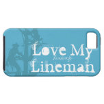 Love My Lineman {Blue} iPhone 5 Covers
