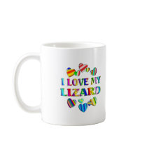 Love My Lizard mugs by AllPetsStore Love My Lizard mugs