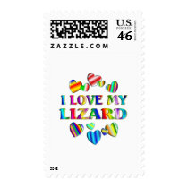 Love My Lizard postage by AllPetsStore Love My Lizard postage