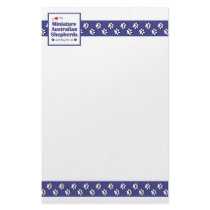 Love My Miniature Australian Shepherds (Multiple) Custom Stationery