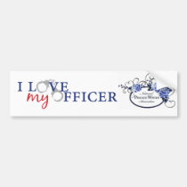 Love My Officer Bumpersticker bumper stickers
