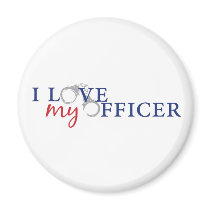Love My Officer Magnet
