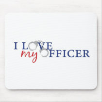 Love My Officer mousepads