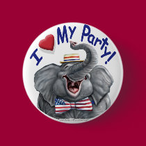 Love My Party Button