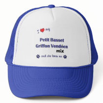 Love My Petit Basset Griffon Vendeen Mix (Female) hats