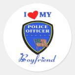 Love My Police Boyfriend Sticker