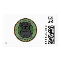 Love My Pug postage