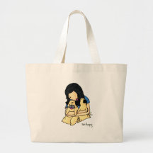 Love My Pugs Tote Bag