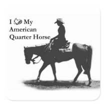 Love my QH mouse pad Square Stickers