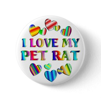 Love My Rat button