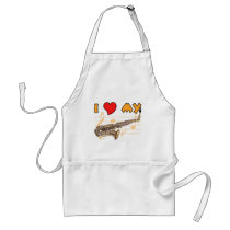 Love My Sax aprons by MarchingBand Love My Sax aprons