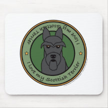 Love My Scottie Mouse Mats
