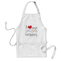 Love My Second Graders aprons