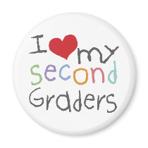 Love My Second Graders magnets