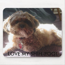 LOVE MY SHIH-POO! mousepads