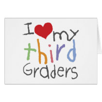 Love My Third Graders cards