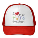Love My Third Graders Hats