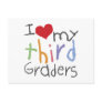 Love My Third Graders Postcard