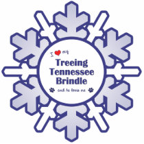 Love My Treeing Tennessee Brindle (He) Ornament photo sculptures by thatsalottadogs Love My Treeing Tennessee Brindle (He) Ornament photo sculptures