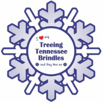 Love My Treeing Tennessee Brindles Ornament photo sculptures by thatsalottadogs Love My Treeing Tennessee Brindles Ornament photo sculptures