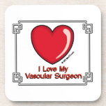 Love My Vascular Surgeon cork coasters