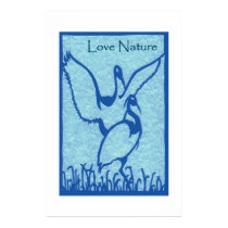 Love Nature – Egret posters